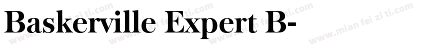 Baskerville Expert B字体转换